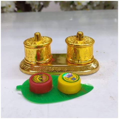 metal kumkum box|kumkum box return gift.